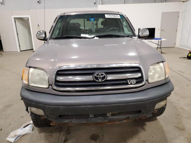 5TBBT44132S272321 - 2002 TOYOTA TUNDRA ACCESS CAB GRAY photo 5