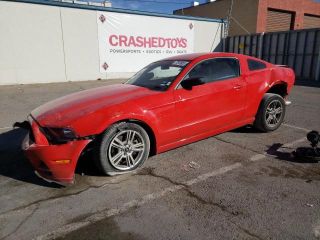 1ZVBP8AM9E5333602 - 2014 FORD MUSTANG RED photo 1