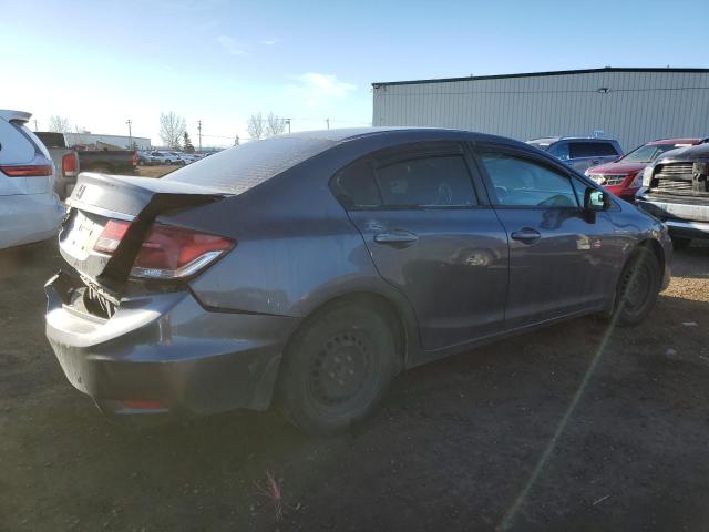 2HGFB2F43EH003263 - 2014 HONDA CIVIC LX GRAY photo 3