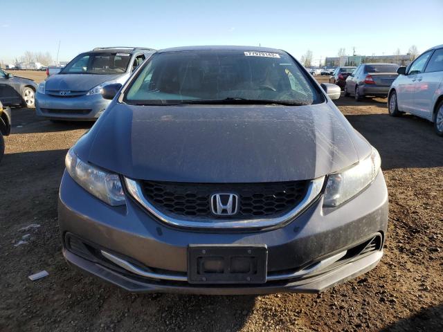 2HGFB2F43EH003263 - 2014 HONDA CIVIC LX GRAY photo 5