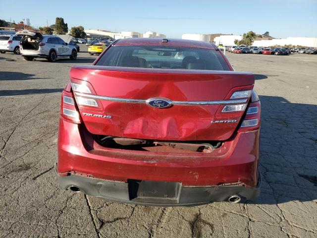1FAHP2F85GG101873 - 2016 FORD TAURUS LIMITED RED photo 6
