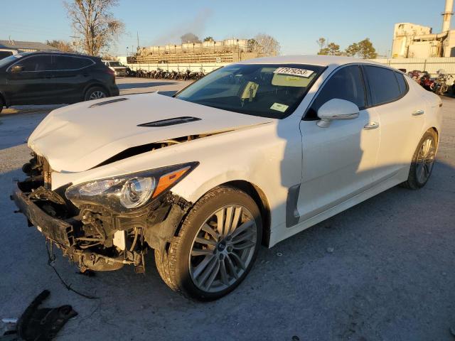 KNAE15LA8J6033439 - 2018 KIA STINGER WHITE photo 1