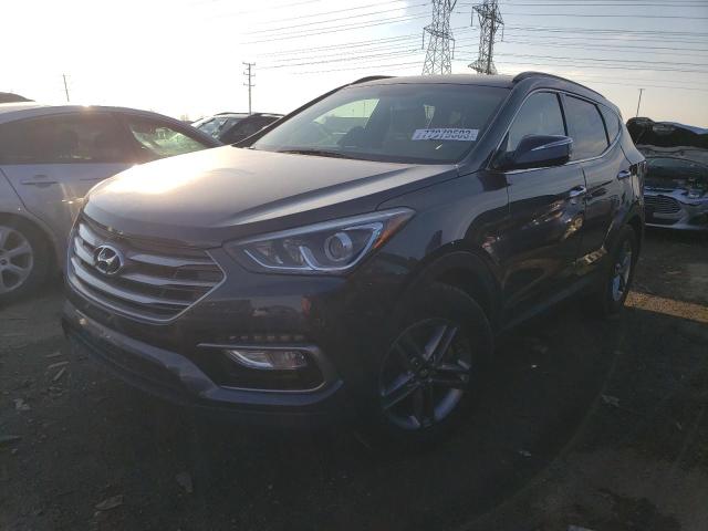 5XYZU3LB3JG515368 - 2018 HYUNDAI SANTA FE S GRAY photo 1