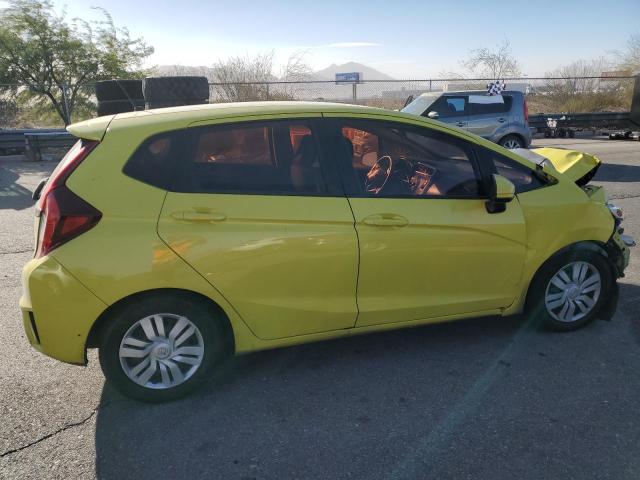 JHMGK5H56GX004284 - 2016 HONDA FIT LX YELLOW photo 3