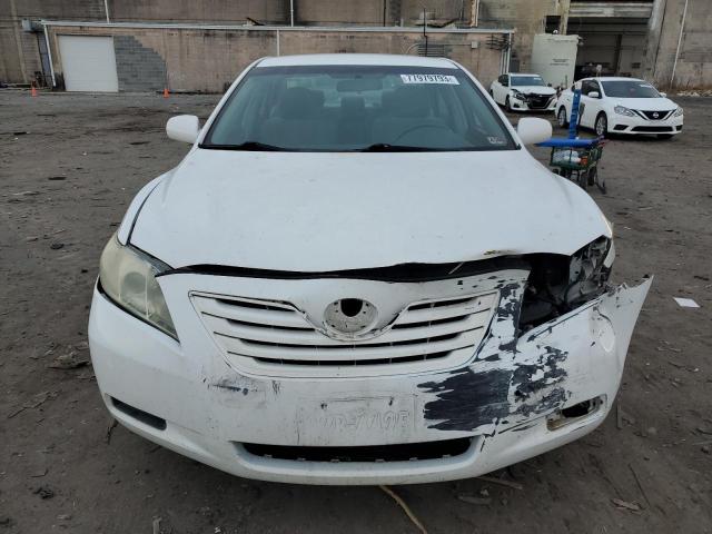 4T1BE46KX7U521090 - 2007 TOYOTA CAMRY CE WHITE photo 5