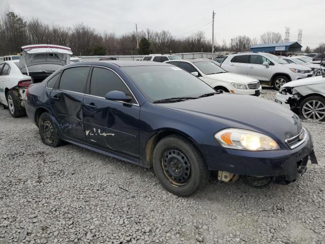 2G1WS57M991249482 - 2009 CHEVROLET IMPALA POLICE BLUE photo 4