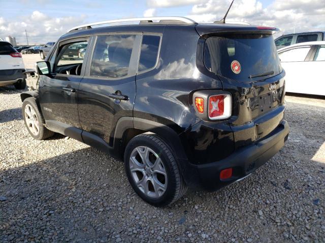 ZACCJADT5GPD80557 - 2016 JEEP RENEGADE LIMITED BLACK photo 2