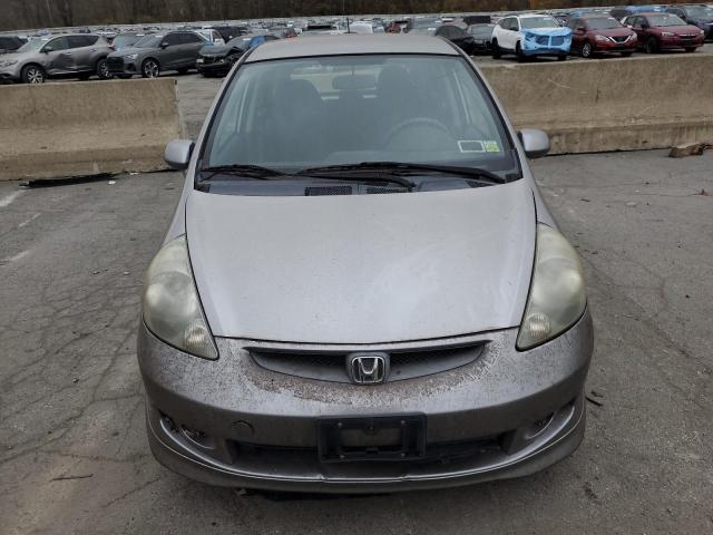 JHMGD37697S031582 - 2007 HONDA FIT S ვერცხლისფერი ფოტო 5