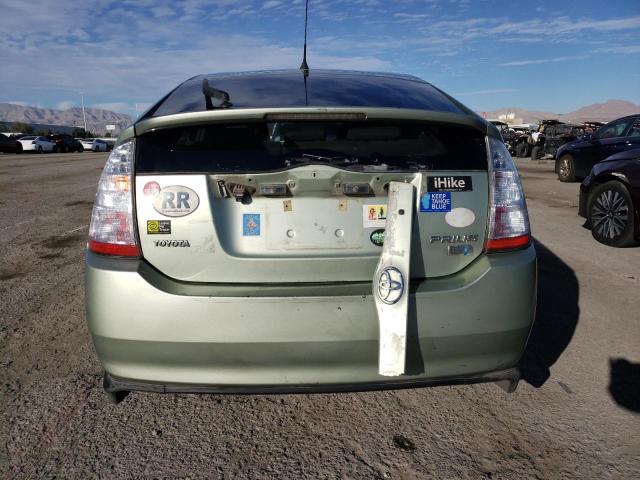 JTDKB20U273205524 - 2007 TOYOTA PRIUS GREEN photo 6