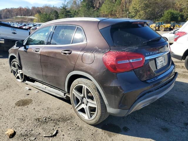 WDCTG4EB2FJ124634 - 2015 MERCEDES-BENZ GLA 250 BROWN photo 2