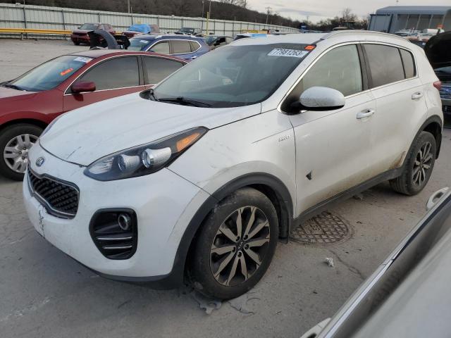 KNDPNCAC4H7182427 - 2017 KIA SPORTAGE EX WHITE photo 1