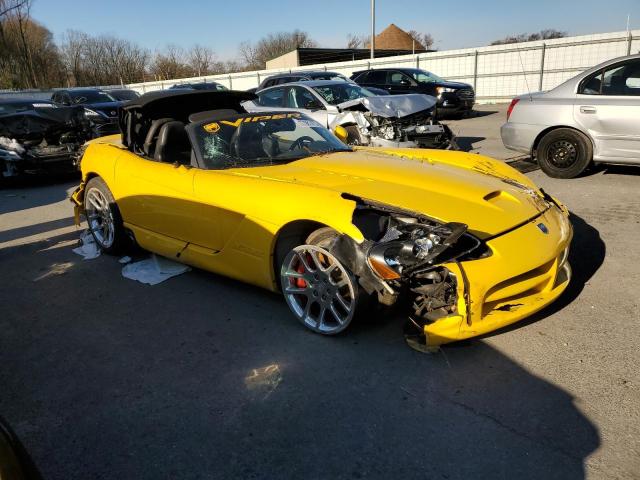 1B3JZ65ZX5V500778 - 2005 DODGE VIPER SRT-10 YELLOW photo 4