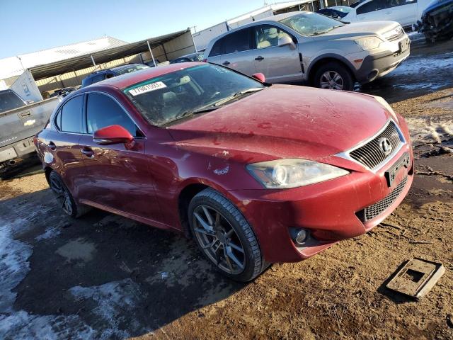 JTHCF5C22C2035667 - 2012 LEXUS IS 250 RED photo 4