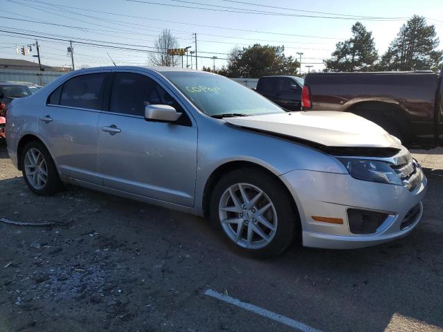 3FAHP0JG6CR110040 - 2012 FORD FUSION SEL SILVER photo 4