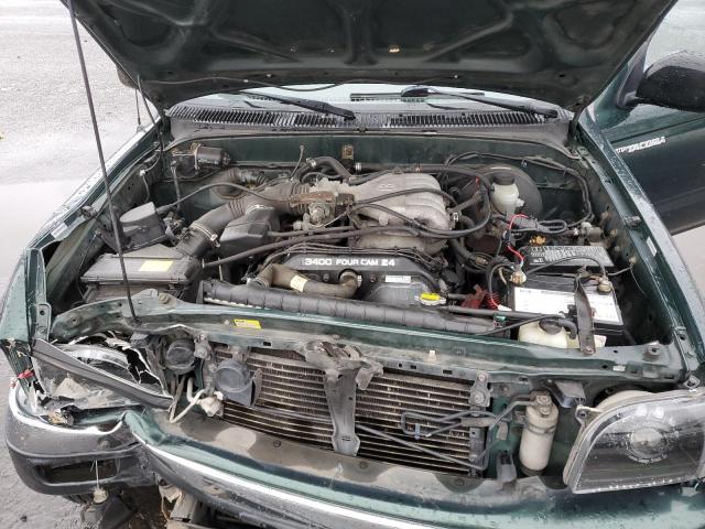 5TEGN92NX2Z076972 - 2002 TOYOTA TACOMA DOUBLE CAB PRERUNNER GREEN photo 11