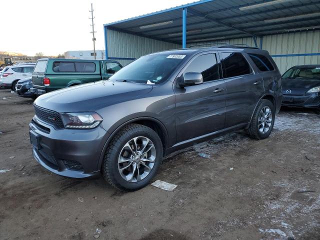 1C4RDJDG1KC586735 - 2019 DODGE DURANGO GT CHARCOAL photo 1