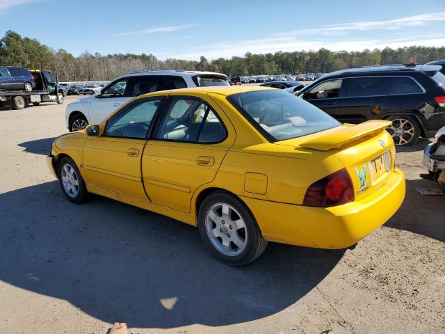 3N1AB51DX5L501648 - 2005 NISSAN SENTRA SE-R SPEC V YELLOW photo 2