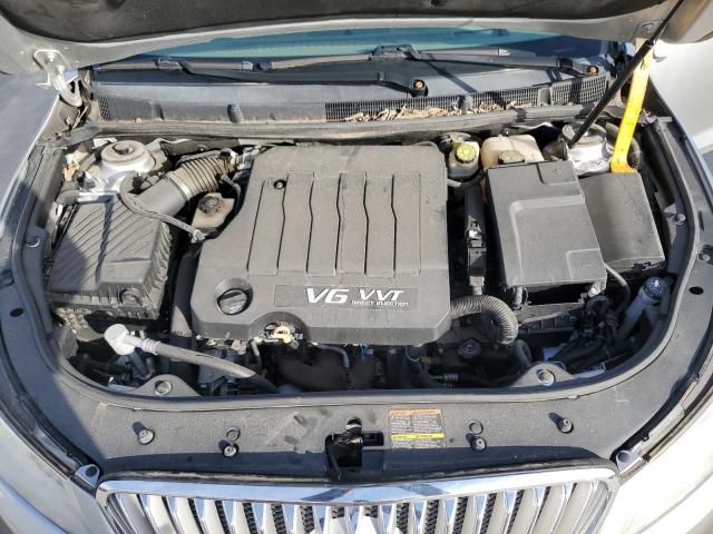 1G4GE5ED3BF223010 - 2011 BUICK LACROSSE CXS SILVER photo 11