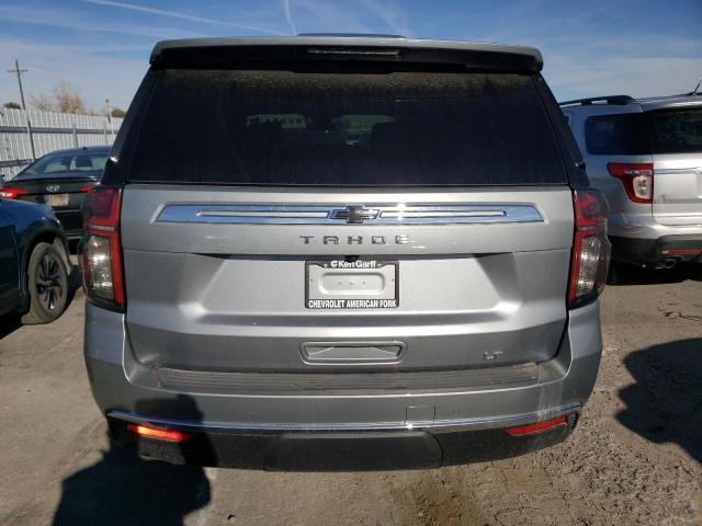 1GNSKNKD4PR272077 - 2023 CHEVROLET TAHOE K1500 LT GRAY photo 6