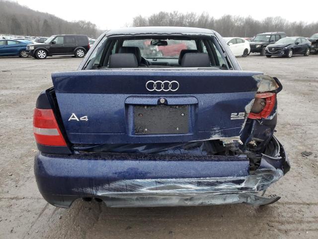 WAUDH28D0YA105802 - 2000 AUDI A4 2.8 QUATTRO BLUE photo 6