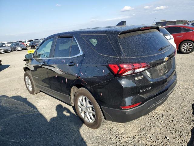 3GNAXKEVXNL113603 - 2022 CHEVROLET EQUINOX LT BLACK photo 2