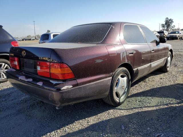 JT8BH28F2W0102963 - 1998 LEXUS LS 400 MAROON photo 3