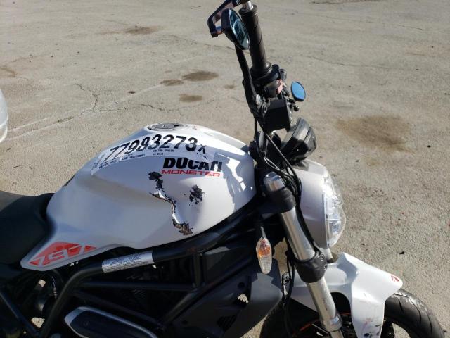 ML0MADBM1KT002704 - 2019 DUCATI MONSTER 797+ WHITE photo 9