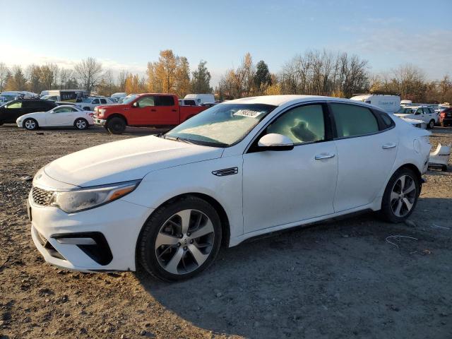 5XXGT4L39KG334869 - 2019 KIA OPTIMA LX WHITE photo 1