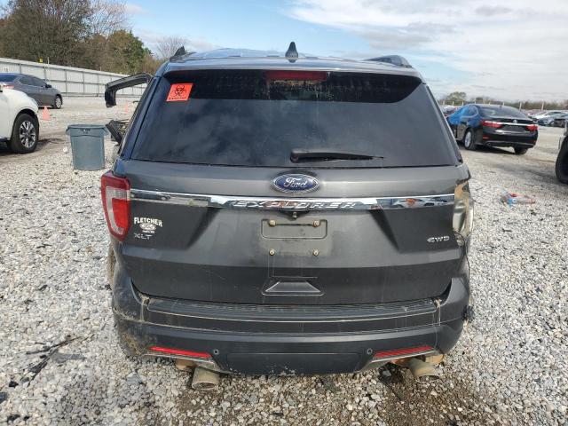 1FM5K8D86JGB08545 - 2018 FORD EXPLORER XLT GRAY photo 6