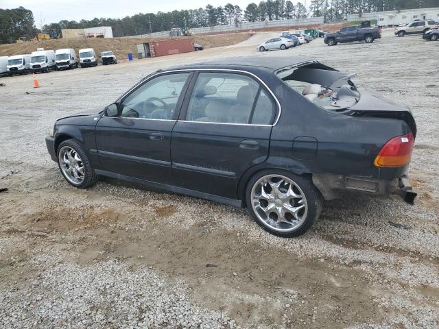 1HGEJ6678TL046223 - 1996 HONDA CIVIC LX BLACK photo 2