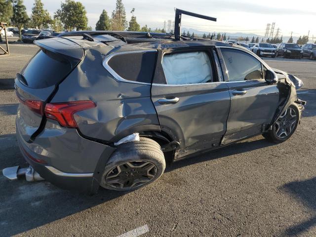 5NMS44AL5MH324905 - 2021 HYUNDAI SANTA FE LIMITED GRAY photo 3