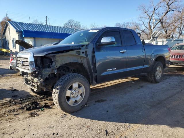 5TFBV58157X016295 - 2007 TOYOTA TUNDRA DOUBLE CAB LIMITED GRAY photo 1