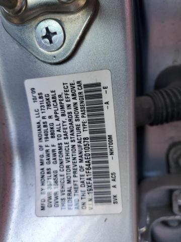 19XFA1F64AE010578 - 2010 HONDA CIVIC LX-S Gümüş foto 13