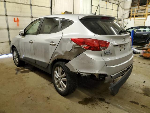 KM8JU3AC4CU320109 - 2012 HYUNDAI TUCSON GLS SILVER photo 2