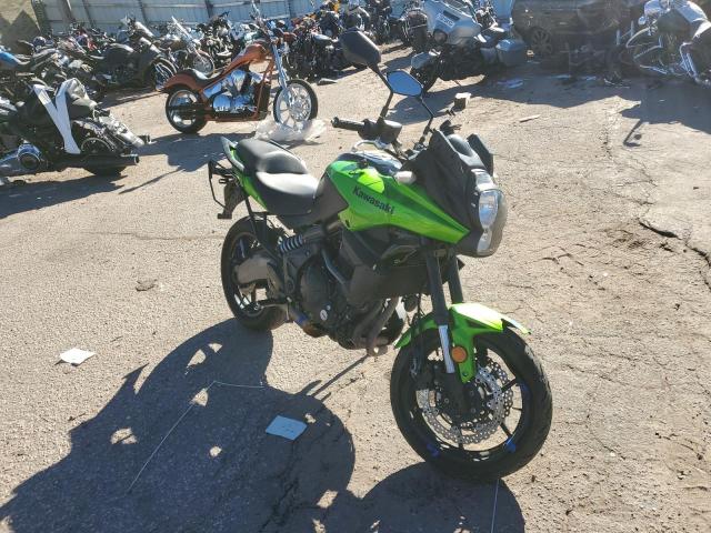 JKALEED14EDA07822 - 2014 KAWASAKI KLE650 D GREEN photo 1