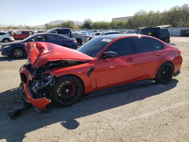 WBS33AY07NFN05898 - 2022 BMW M3 COMPETITION წითელი ფოტო 1