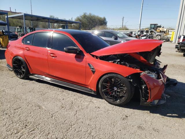 WBS33AY07NFN05898 - 2022 BMW M3 COMPETITION წითელი ფოტო 4