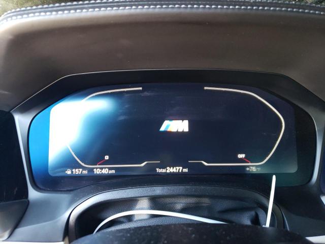 WBS33AY07NFN05898 - 2022 BMW M3 COMPETITION წითელი ფოტო 9