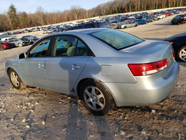 5NPEU46FX6H142624 - 2006 HYUNDAI SONATA GLS BLUE photo 2