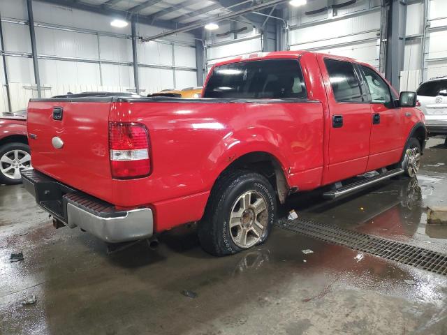 1FTPW14VX7FB07184 - 2007 FORD F150 SUPERCREW RED photo 3