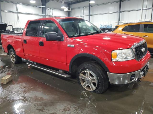 1FTPW14VX7FB07184 - 2007 FORD F150 SUPERCREW RED photo 4