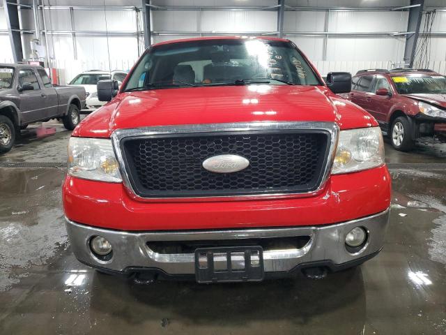 1FTPW14VX7FB07184 - 2007 FORD F150 SUPERCREW RED photo 5