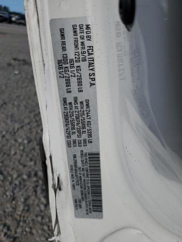 ZFBHRFAB4L6P37878 - 2020 RAM PROMASTER WHITE photo 13