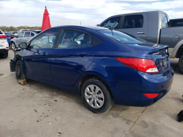 KMHCT4AE9HU203698 - 2017 HYUNDAI ACCENT SE BLUE photo 2