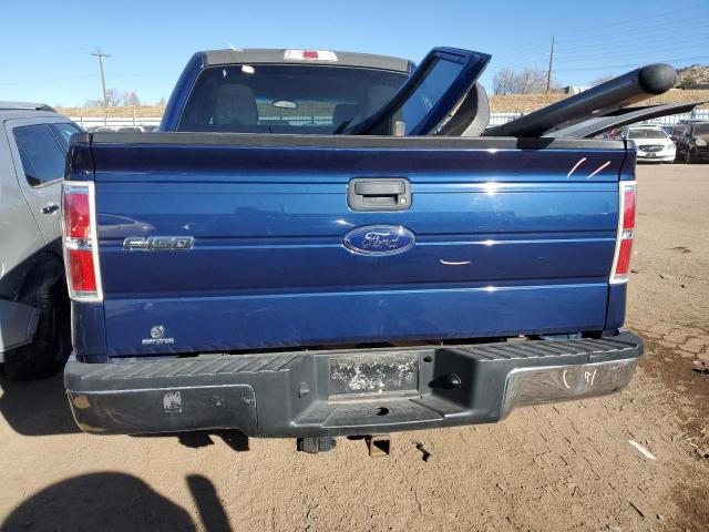 1FTEW1E80AKE01241 - 2010 FORD F150 SUPERCREW BLUE photo 6