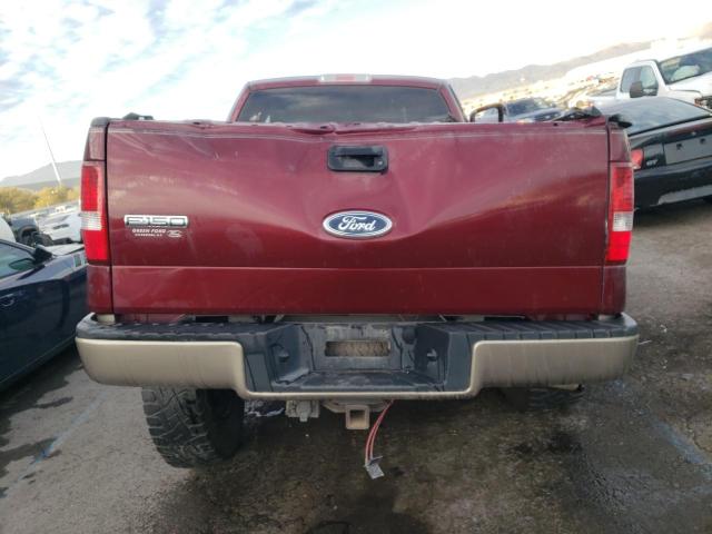 1FTPX14544NB92263 - 2004 FORD F150 BURGUNDY photo 6