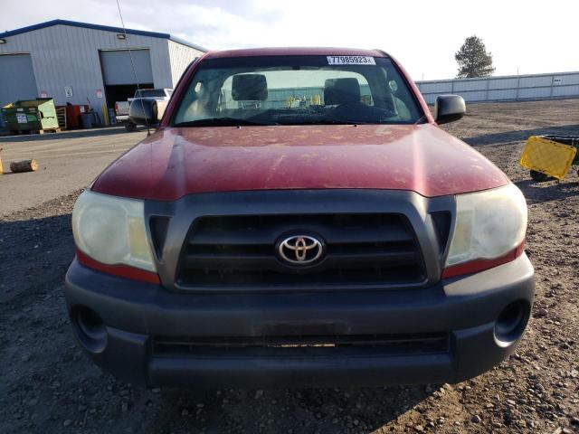 5TENX22N86Z287067 - 2006 TOYOTA TACOMA RED photo 5