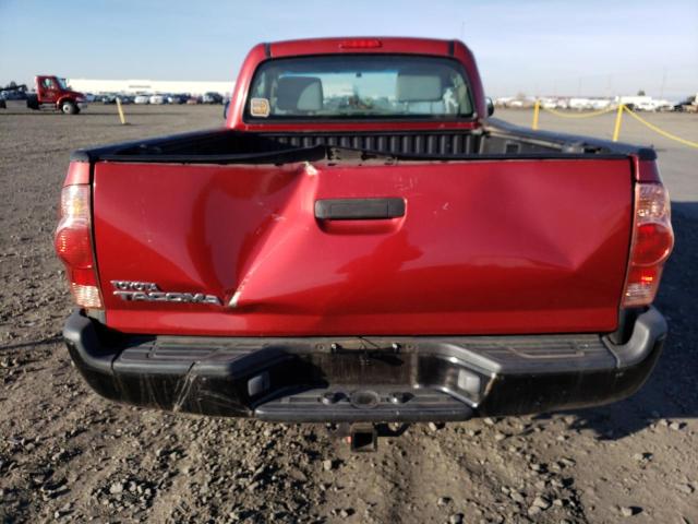 5TENX22N86Z287067 - 2006 TOYOTA TACOMA RED photo 6