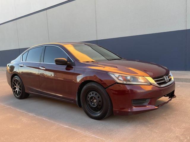 1HGCR2F39FA052232 - 2015 HONDA ACCORD LX MAROON photo 1