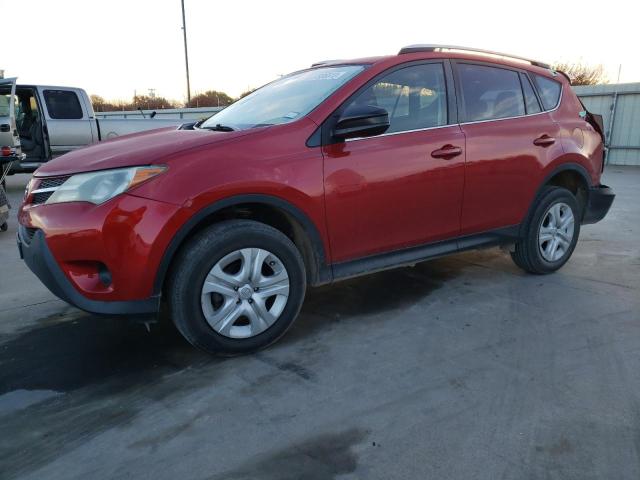 JTMZFREV6FD055469 - 2015 TOYOTA RAV4 LE RED photo 1